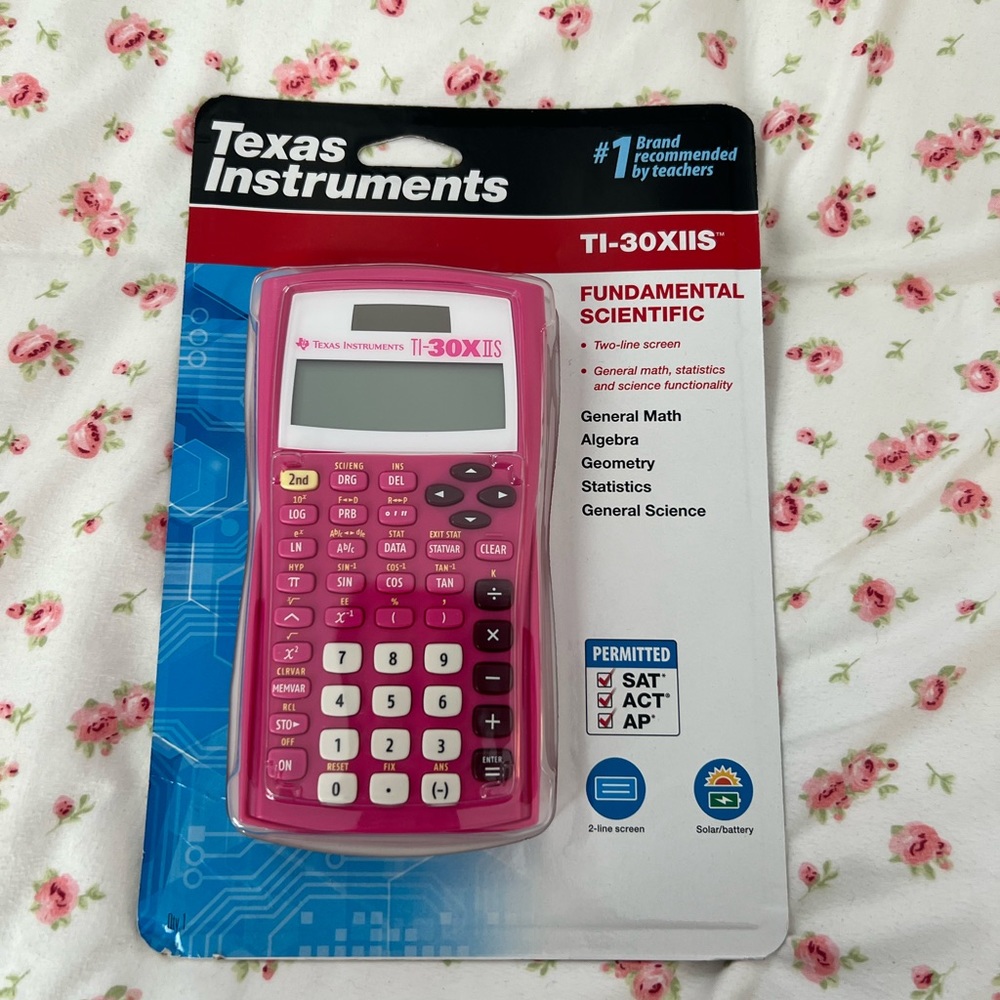 Texas Instrument Pink Calculator